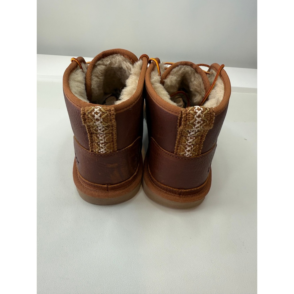 UGG Neumel Waterproof Grizzly Leather Chukka Boots Mens 9 Brown 1017254 - Picture 7 of 8